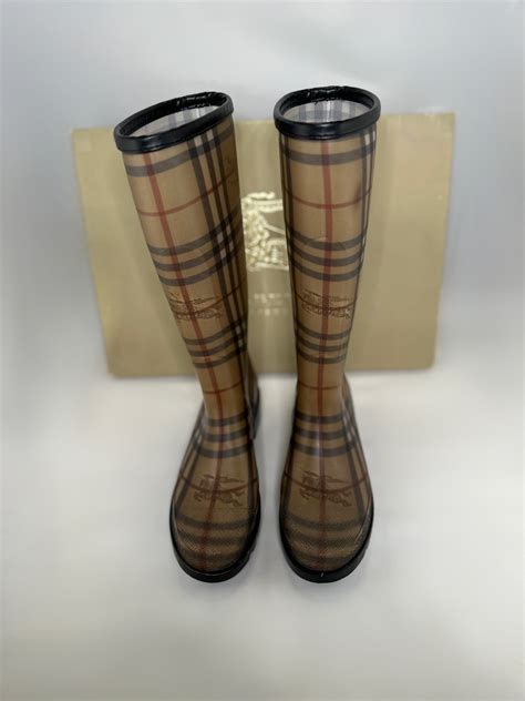 fake burberry rain boots sale|wearing burberry rain boots.